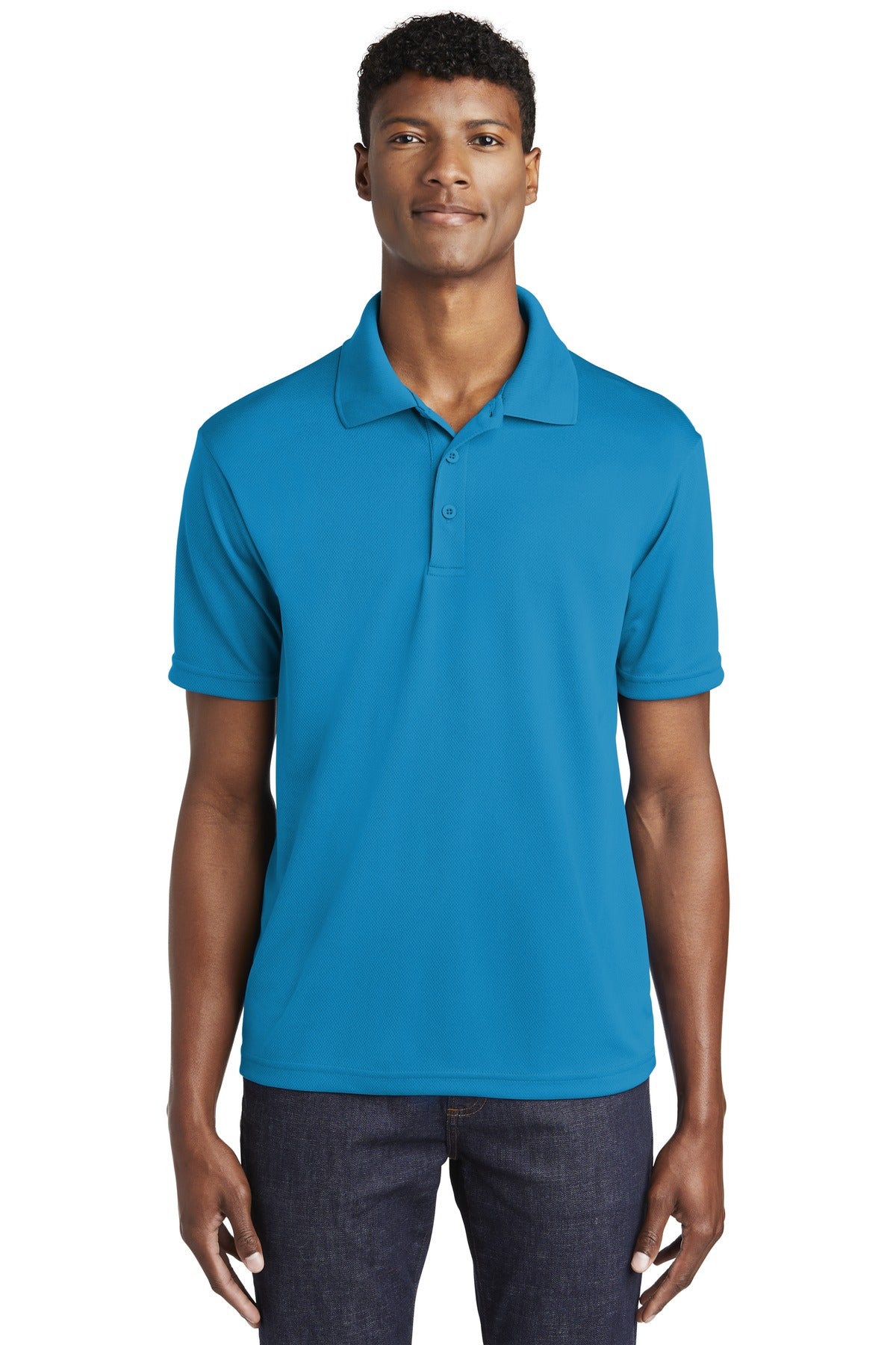 Sport-Tek PosiCharge RacerMesh Polo. (Light Colors) ST640 (Embroidery)